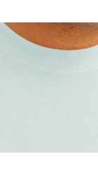 Ανδρικό T-Shirt Plus Size Jack & Jones JJEbradley Tee SS Noos PLS 12250623 Γαλάζιο