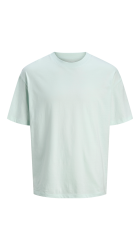 Ανδρικό T-Shirt Plus Size Jack & Jones JJEbradley Tee SS Noos PLS 12250623 Γαλάζιο