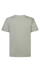 Ανδρικό T-Shirt Plus Size Petrol M-1040-TSR5182 Λαδί