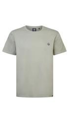 Ανδρικό T-Shirt Plus Size Petrol M-1040-TSR5182 Λαδί