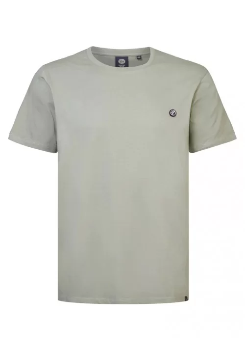 Ανδρικό T-Shirt Plus Size Petrol M-1040-TSR5182 Λαδί