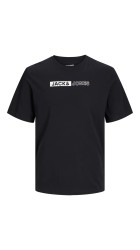 Ανδρικό T-Shirt Plus Size Jack & Jones JJECorp Logo Tee Play SS Noos PLS 12243630 Black