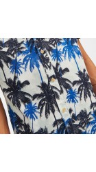 Ανδρικό Πουκάμισο Plus Size Jack & Jones Jorjames Tulum AOP 12240520 Μπλε