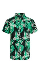 Ανδρικό Πουκάμισο Plus Size Jack & Jones Jorjames Tulum 12240520 Πράσινο