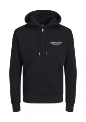 Ανδρική Ζακέτα Φούτερ Jack & Jones Jorvesterbro Sweat Zip Hood PLS 12248197 Μαύρη Ανδρική Ζακέτα Φούτερ Jack & Jones Jorvesterbro Sweat Zip Hood PLS 12248197 Μαύρη