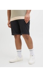 Men's Chino Shorts Plus Size jack & Jones JPSTDave JJChino Shorts SN AKM PLS 12232570 Black