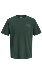 Ανδρικό T-Shirt Plus Size Jack & Jones JJECorp Logo Tee SS O-Neck Noos PLS 12158505 Λαδί Ανδρικό T-Shirt Plus Size Jack & Jones JJECorp Logo Tee SS O-Neck Noos PLS 12158505 Λαδί