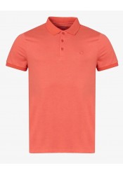 Ανδρική Μπλούζα Polo Tiffosi 10044166-441 Κοντομάνικη Πορτοκαλί