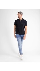 Ανδρική Μπλούζα Polo Lerros 2003200-290 Μαύρο