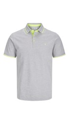 Ανδρική Μπλούζα Polo Jack & Jones JJEPAULOS SS Noos 12136668 Light Green Melange