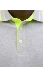 Ανδρική Μπλούζα Polo Jack & Jones JJEPAULOS SS Noos 12136668 Light Green Melange