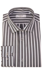 Ανδρκό Πουκάμισο Boston 500-3 Ριγέ Γκρι