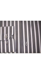 Ανδρκό Πουκάμισο Boston 500-3 Ριγέ Γκρι