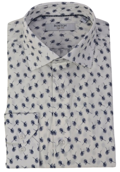 Ανδρικό Πουκάμισο Boston 503-22 Λευκό