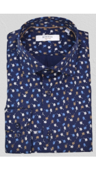 Ανδρικό Πουκάμισο Boston 503-4 Μπλε Ανδρικό Πουκάμισο Boston 503-4 Μπλε