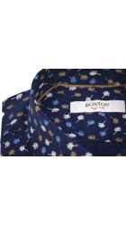 Ανδρικό Πουκάμισο Boston 503-4 Μπλε Ανδρικό Πουκάμισο Boston 503-4 Μπλε