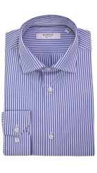 Ανδρικό Πουκάμισο Boston 5526-3 Ριγέ Γαλάζιο