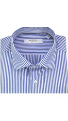 Ανδρικό Πουκάμισο Boston 5526-3 Ριγέ Γαλάζιο