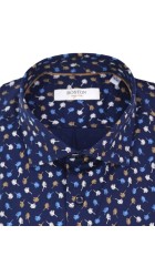 Ανδρικό Πουκάμισο Boston 503-4 Μπλε Ανδρικό Πουκάμισο Boston 503-4 Μπλε