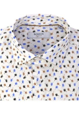 Ανδρικό Πουκάμισο Boston 503-33.1 Λευκό