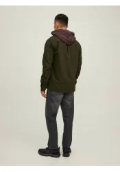 Ανδρικό Overshirt Jack & Jones 12213478 JJeay Μακρυμάνικο Λαδί Ανδρικό Overshirt Jack & Jones 12213478 JJeay Μακρυμάνικο Λαδί
