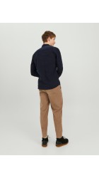 Ανδρικό Πουκάμισο Κοτλέ Jack & Jones 12235981 Jeclassic Cord Μπλέ
