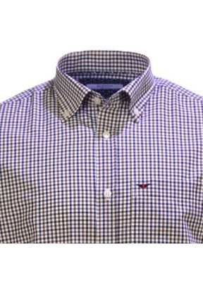 Ανδρικό Πουκάμισο Boston 4360-4 Καρό Μπεζ