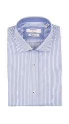 Ανδρικό Πουκάμισο Slim Fit Boston 1109-1 Γαλάζιο Ανοικτό