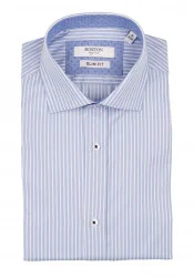 Ανδρικό Πουκάμισο Slim Fit Boston 1109-1 Γαλάζιο Ανοικτό