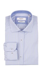 Ανδρικό Πουκάμισο Slim Fit Boston 1109-1 Γαλάζιο Ανοικτό