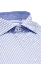 Ανδρικό Πουκάμισο Slim Fit Boston 1109-1 Γαλάζιο Ανοικτό