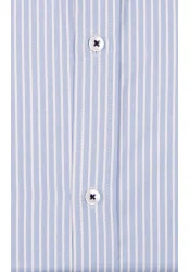 Ανδρικό Πουκάμισο Slim Fit Boston 1109-1 Γαλάζιο Ανοικτό