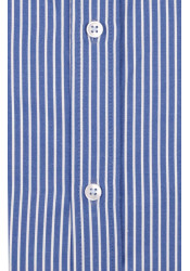Ανδρικό Πουκάμισο Slim Fit Boston 1109-2 Γαλάζιο Σκούρο