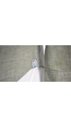 Ανδρικό Πουκάμισο Λινό με Στενή Γραμμή Boston 12001-17 Μάο Λαδί