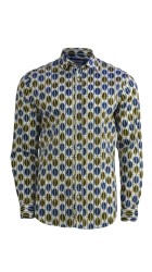 Ανδρικό Πουκάμισο Slim Fit Boston 200-3-1 Floral Πολύχρωμο