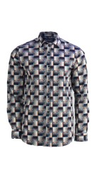 Ανδρικό Πουκάμισο Slim Fit Boston 200-3-2 Floral Πολύχρωμο