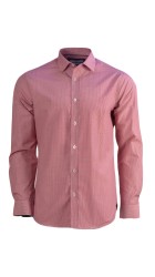 Ανδρικό Πουκάμισο Slim Fit Boston 4202-3 Κόκκινο