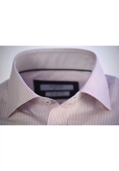 Ανδρικό Πουκάμισο Slim Fit Boston 4305-3 Κόκκινο