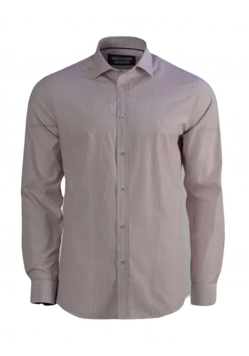 Ανδρικό Πουκάμισο Slim Fit Boston 4305-3 Κόκκινο