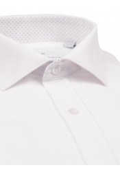 Ανδρικό Πουκάμισο Slim Fit Boston 9502-00 Λευκό
