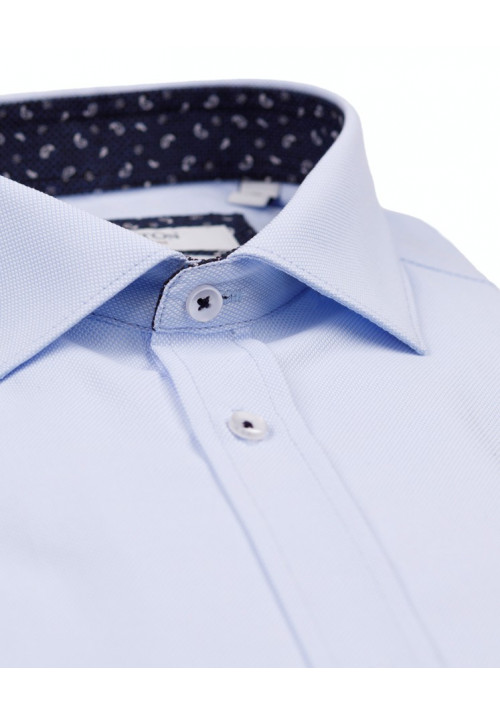 Ανδρικό Πουκάμισο Slim Fit Boston 9502-453-3 Γαλάζιο Ανοικτό