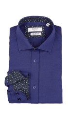 Ανδρικό Πουκάμισο Slim Fit Boston 95023-464 Μπλε