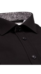 Ανδρικό Πουκάμισο Slim Fit Boston 950200-468-2 Μαύρο