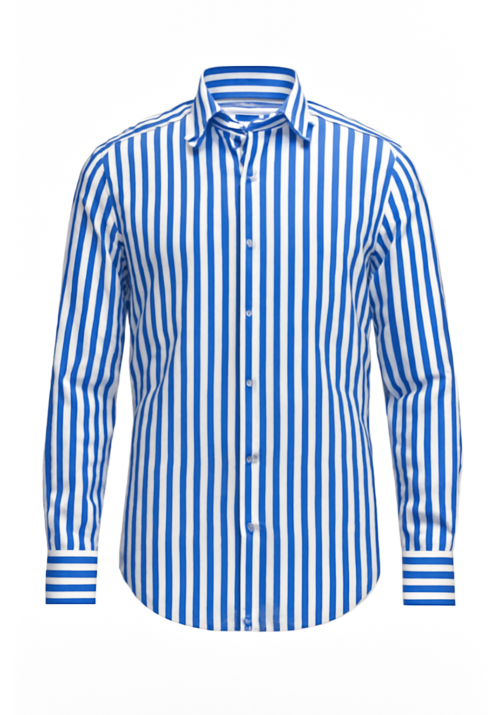 Ανδρικό Πουκάμισο Slim Fit Boston 704-2 Γαλάζιο