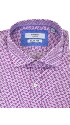 Aνδρικό Πουκάμισο με Στενή Γραμμή Boston 200-1 Γαλάζιο