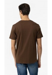 Ανδρικό T-Shirt Tiffosi 10054098-217 Καφέ