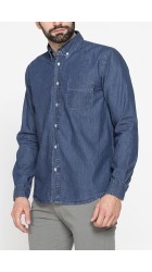 Ανδρικό Πουκάμισο Τζιν Carrera Jeans 205A1005A-700 Μπλε