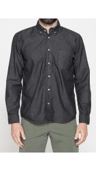 Ανδρικό Πουκάμισο Τζιν Carrera Jeans 205A1005A-900 Μαύρο