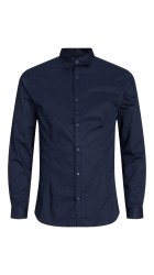 Ανδρικό Πουκάμισο Slim Fit Jack & Jones JJPRParma Shirt L/S Noos 12097662 Μπλε