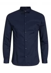 Ανδρικό Πουκάμισο Slim Fit Jack & Jones JJPRParma Shirt L/S Noos 12097662 Μπλε Ανδρικό Πουκάμισο Slim Fit Jack & Jones JJPRParma Shirt L/S Noos 12097662 Μπλε